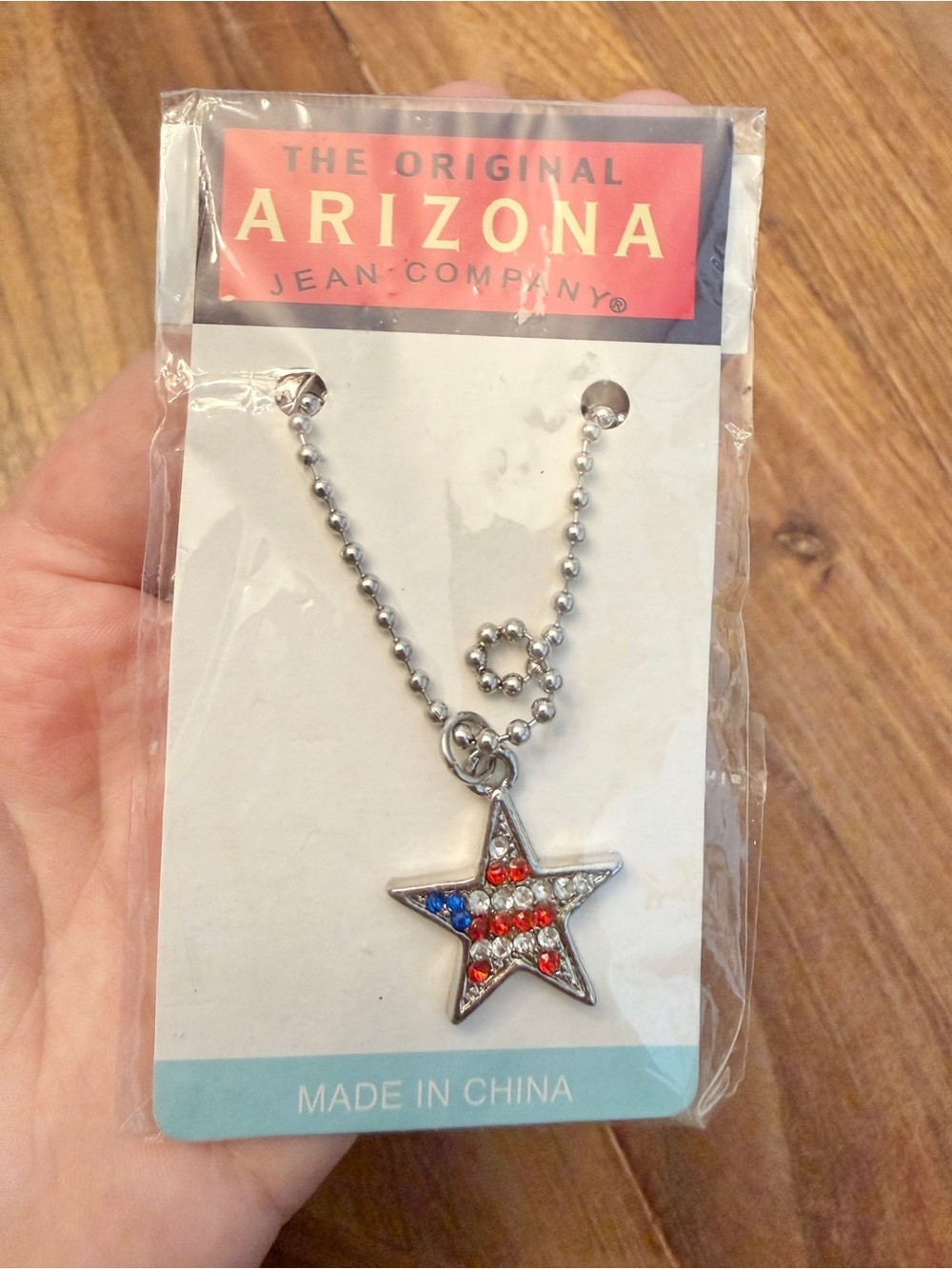 Y2K Arizona Jean Co USA Flag Star Bracelet 4th July